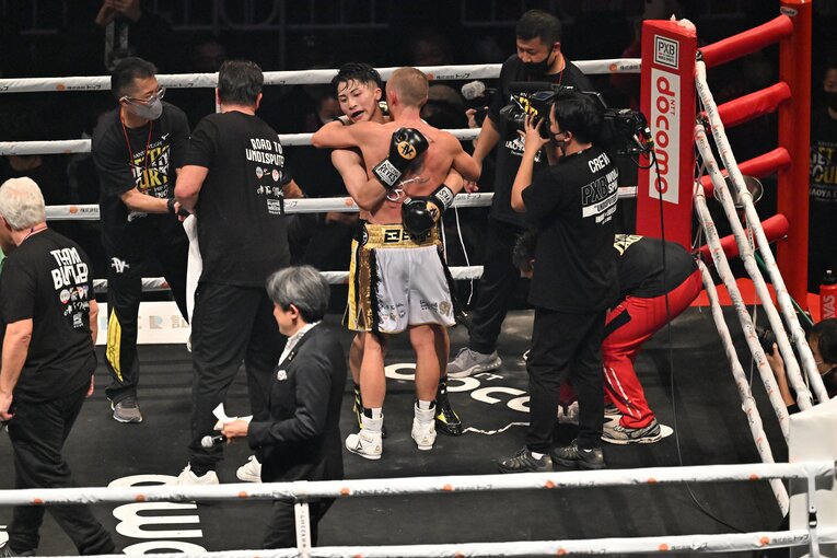 2022年12月13日／ポール・バトラー戦（WBA・WBC・IBF・WBO世界バンタム級王座統一戦）©Naoya Sanuki