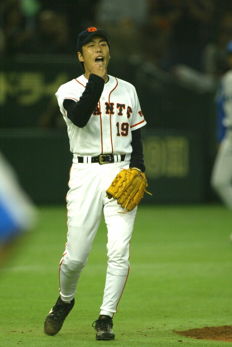 上原浩治（2002年日本シリーズ）©︎Koji Asakura