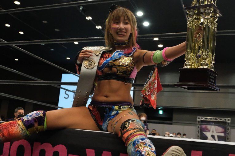 2度目の防衛に成功したウナギ・サヤカ