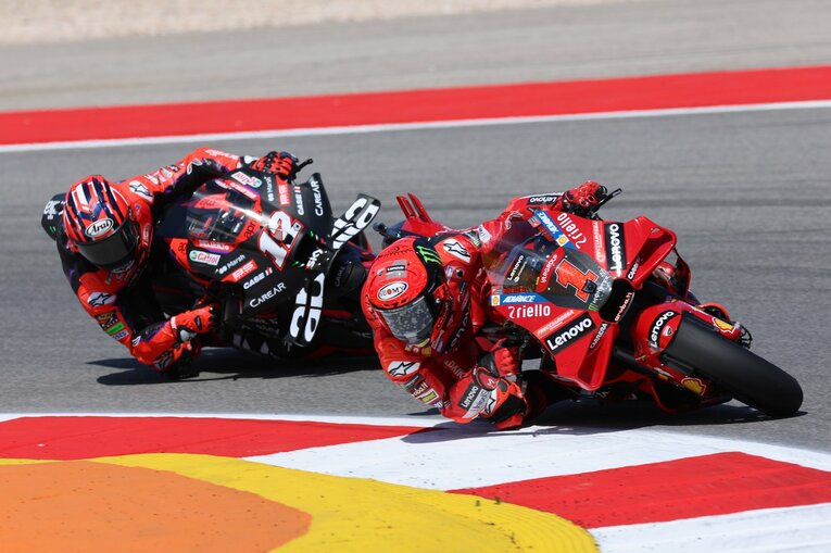 ポルトガルGPでのバニャイアの走り　©Satoshi Endo