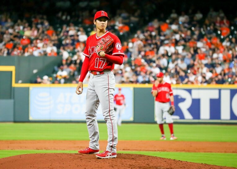 2018年のピッチャー大谷©Getty Images
