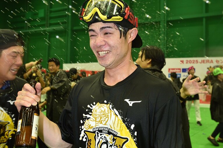 阪神タイガース 優勝ビールかけ　©︎Hideki Sugiyama 