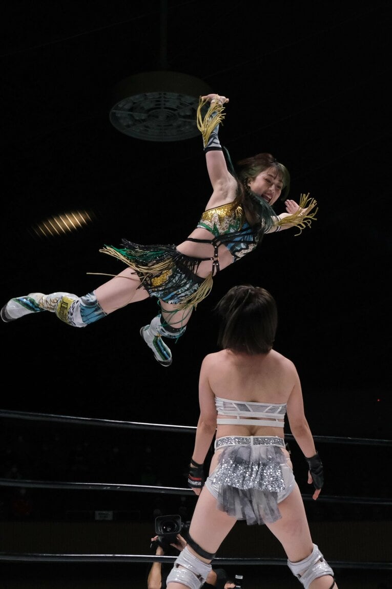 挑戦者決定戦での上谷　©Norihiro Hashimoto