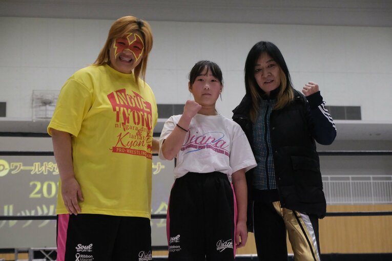 ディアナの“小学生レスラー”NENE　©Norihiro Hashimoto