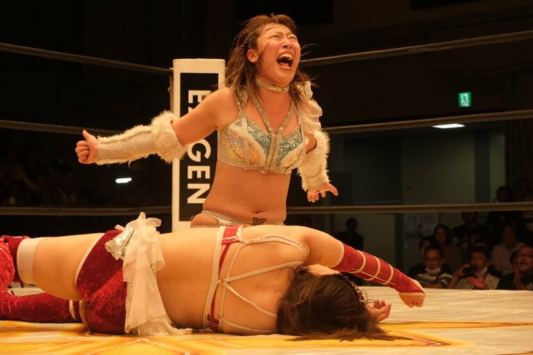 マリーゴールドの女子プロレスラー・桜井麻衣　©Norihiro Hashimoto
