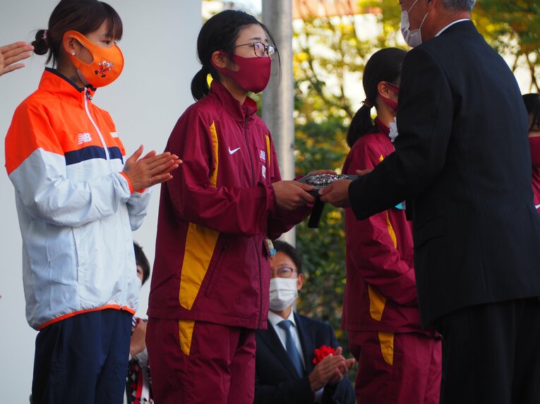 区間賞の表彰　©Yu Saito