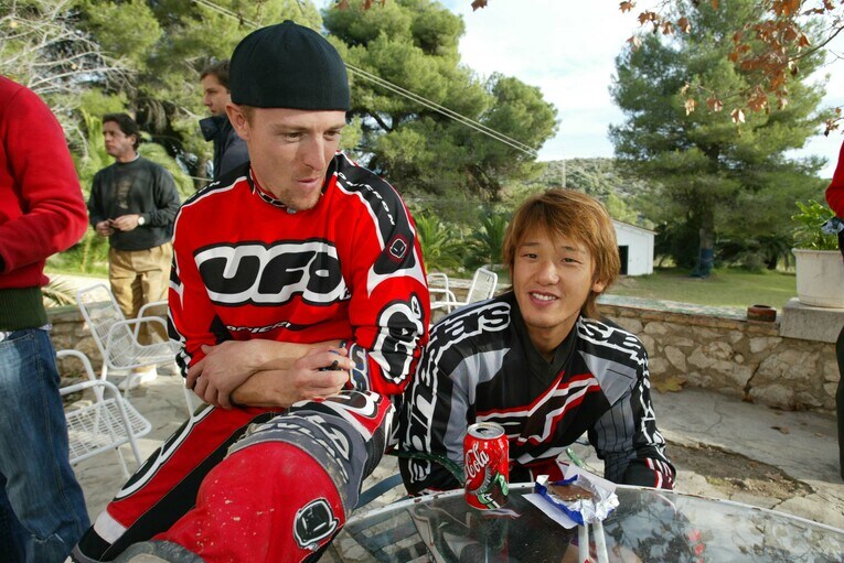 在りし日の加藤大治郎とセテ・ジベルナウ　photograph by Satoshi Endo