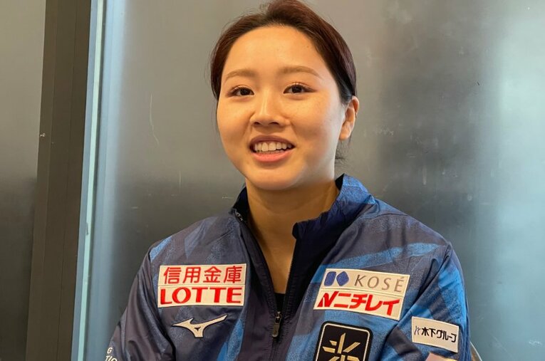 GPフランス杯にて約1年ぶりの復帰となった樋口新葉。ここまでの道のりと本音を明かした ／ photograph by Akiko Tamura