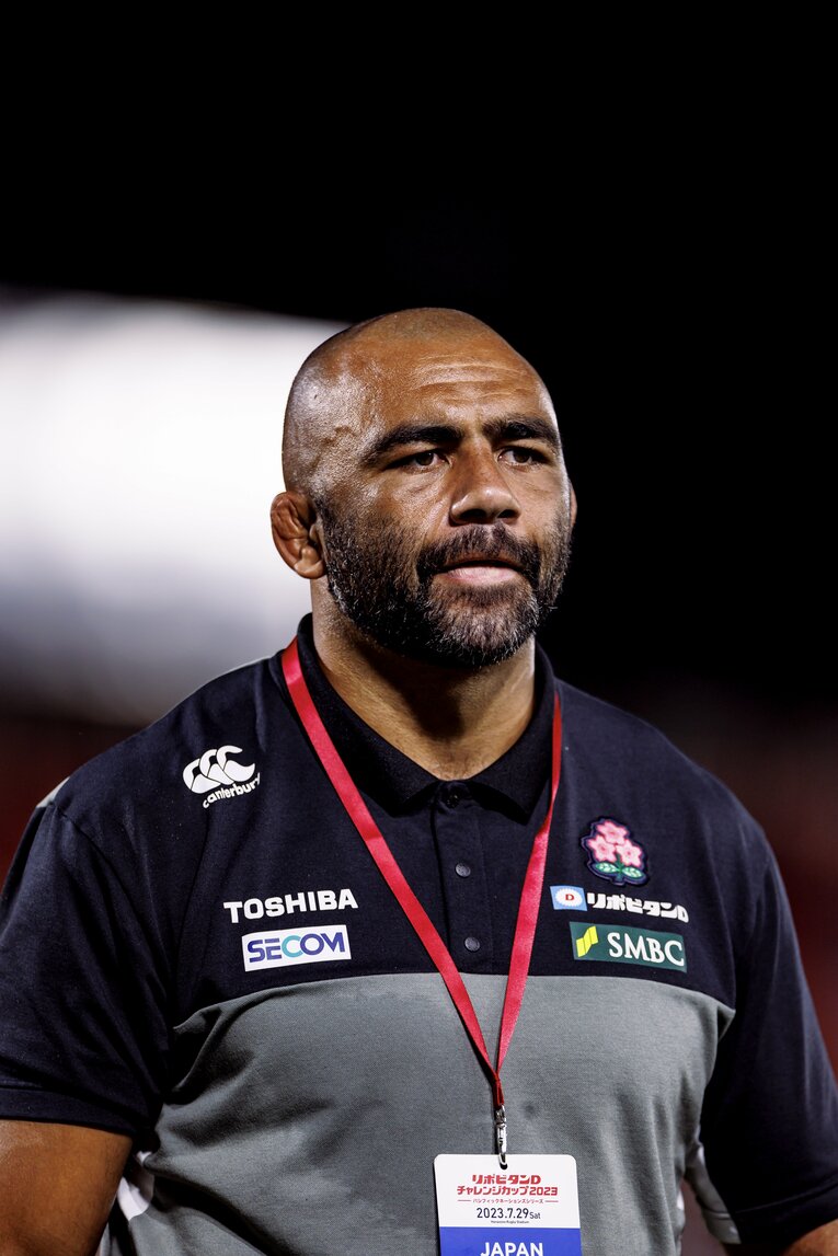 サモア戦のレッドカードにより3試合の出場停止の処分となったリーチマイケル　©︎Kiichi Matsumoto