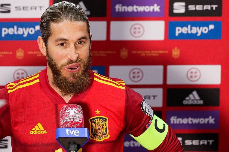 スペイン代表の重鎮であり続けるセルヒオ・ラモスだが、ケチがつく負傷離脱だ ／ photograph by Getty Images