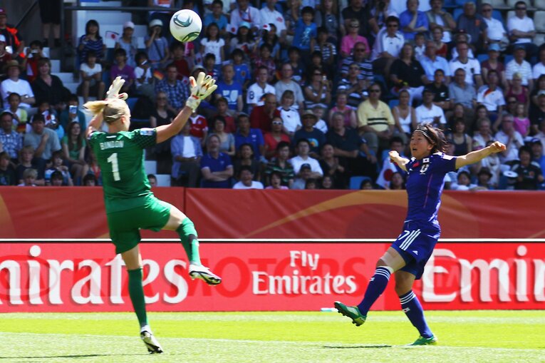 永里はこのW杯、初戦ニュージーランド戦でゴールを決めている　©Getty Images