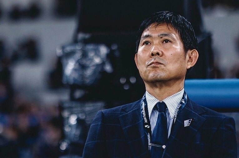 監督就任8年目にして、2度目のW杯に臨む森保監督 ／ photograph by Kiichi Matsumoto