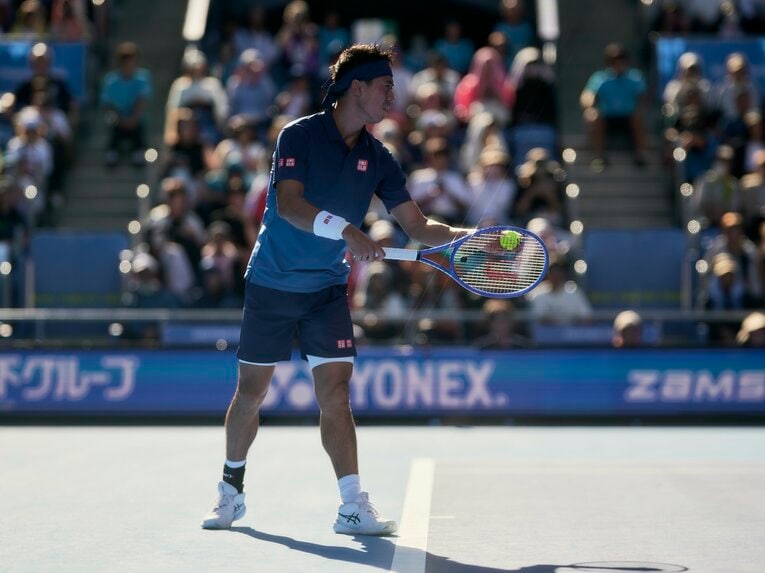 錦織のラストマッチとなったジャパンオープン初戦　©Yuki Suenaga