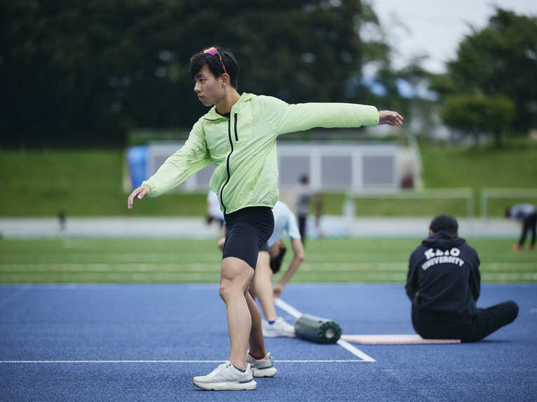 慶應大4年、主将の田島公太郎　©Yuki Suenaga