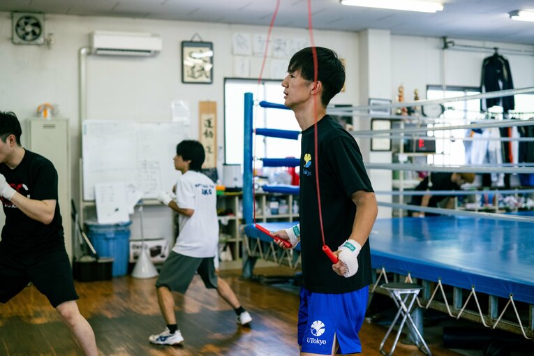 東京大学ボクシング部・伊藤朝樹　©︎Nanae Suzuki