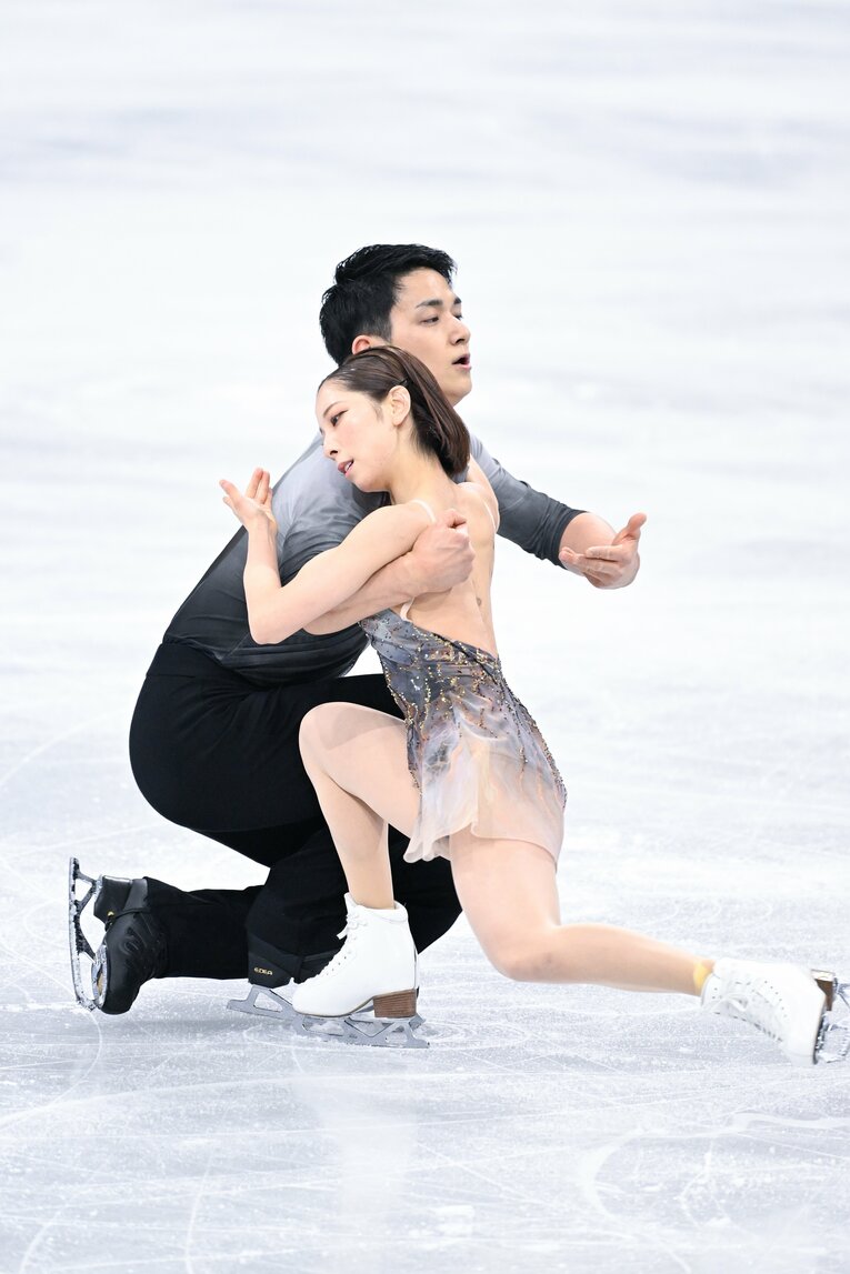 団体戦フリーで世界歴代3位の155.55点をマークしたりくりゅうペアの圧巻の演技　©Asami Enomoto／JMPA