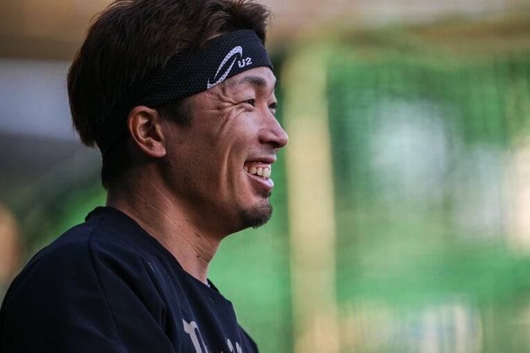 惜しまれながらユニフォームを脱ぐ　©︎Hideki Sugiyama