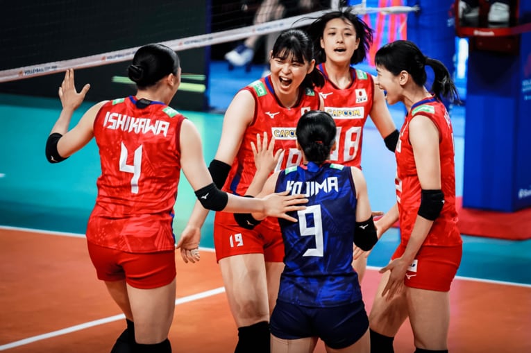 ネーションズリーグ予選ラウンド・韓国戦　©︎FIVB