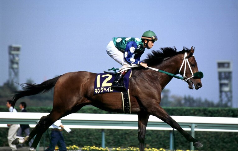 皐月賞でのキングヘイロー　(C)Keiji Ishikawa