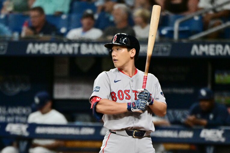 肩のケガで開幕からIL入りしているが、打撃面はオープン戦で11試合に出場し打率.286、1本塁打など好調を維持　©︎JIJI PRESS