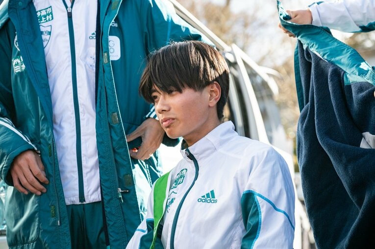 5区を走り終えた若林宏樹　©Nanae Suzuki