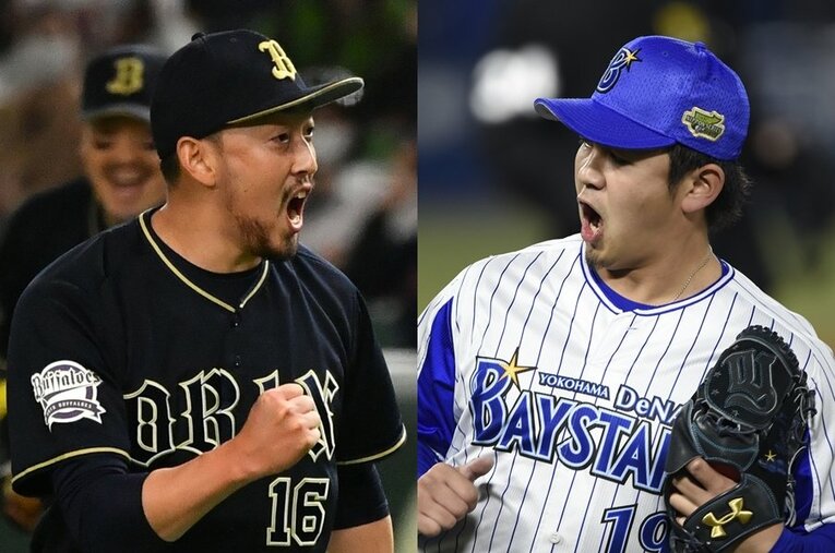 平野佳寿と山崎康晃は数々の修羅場を潜り抜けてきた。彼らが試合を締めて勝利に沸く姿は今後も見られるのか ／ photograph by Hideki Sugiyama/Naoya Sanuki