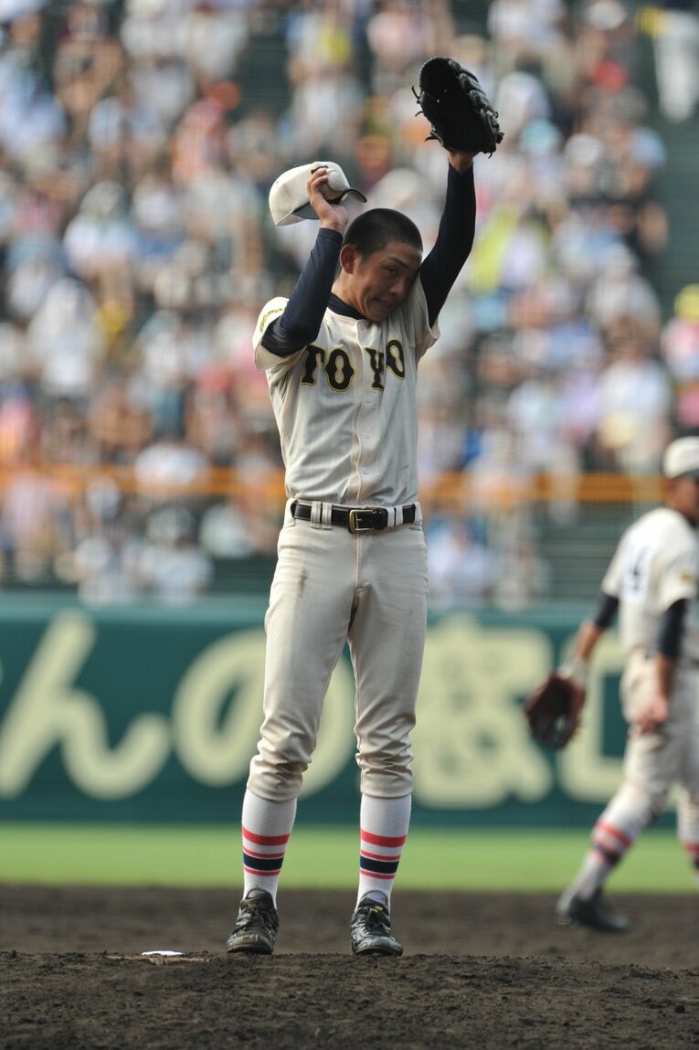 東洋大姫路時代の原樹理　©Hideki Sugiyama