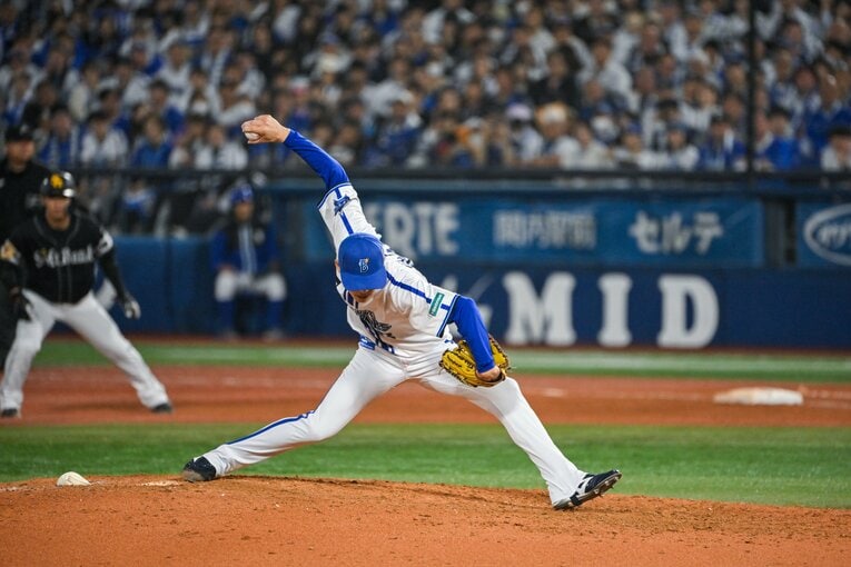 中川颯の美しいアンダースロー　©Nanae Suzuki