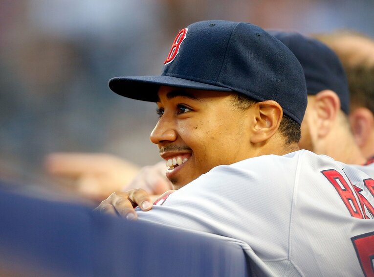 10年前のベッツ（当時22歳）…ルーキー時代　©Getty Images