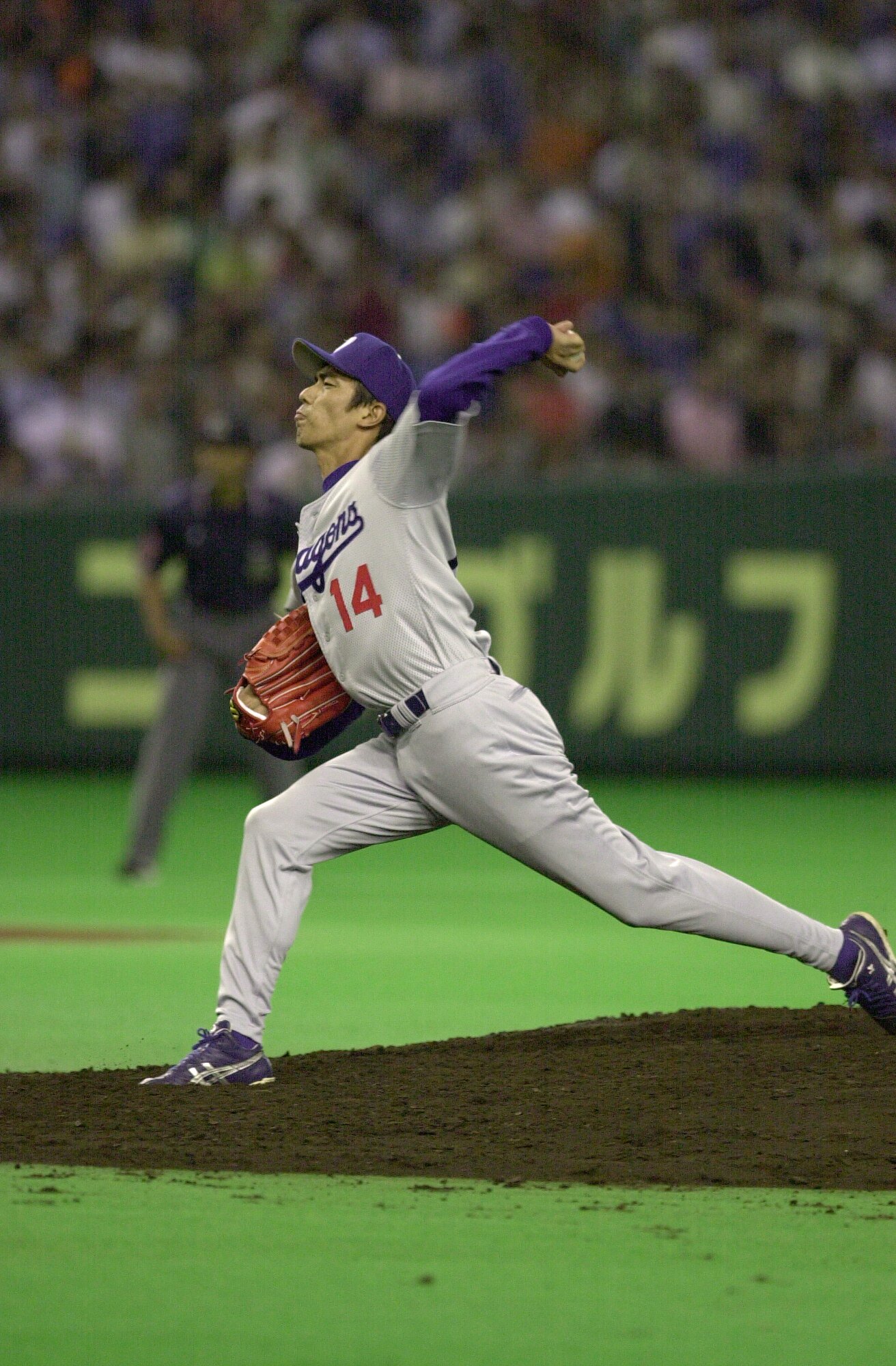 ドラゴンズの「14」といえば今中慎二　©︎JIJI PRESS