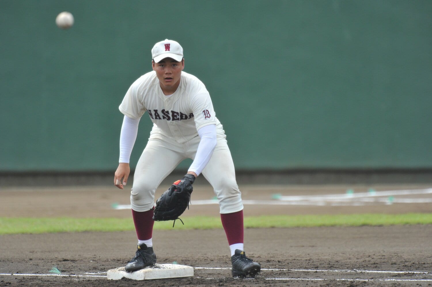 どんな敵でも止めてくれそうな高校時代の清宮幸太郎。“トイメン”には立ちたくない……　©︎Yuki Suenaga