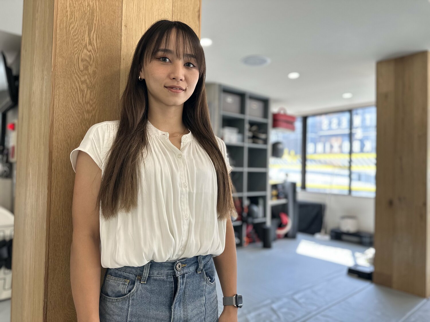 インタビューに応じた松谷綺　©Norihiro Hashimoto