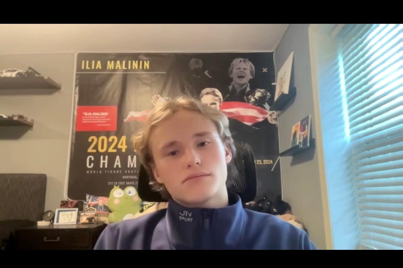 ZOOMインタビューに答えるマリニン