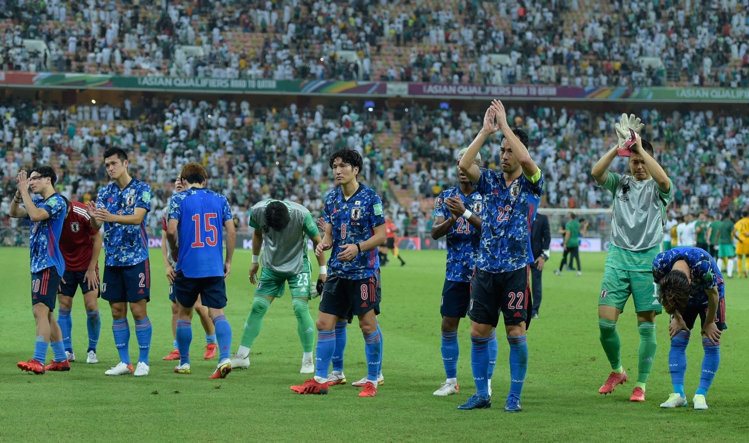 試合後の選手たちの表情が失った勝点の重さを物語る　©Getty Images