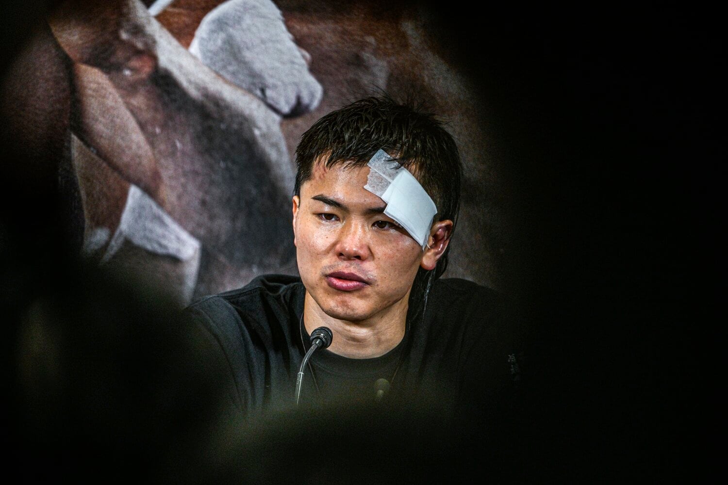 試合後の会見では、反省の弁を口にした　©︎Takuya Sugiyama