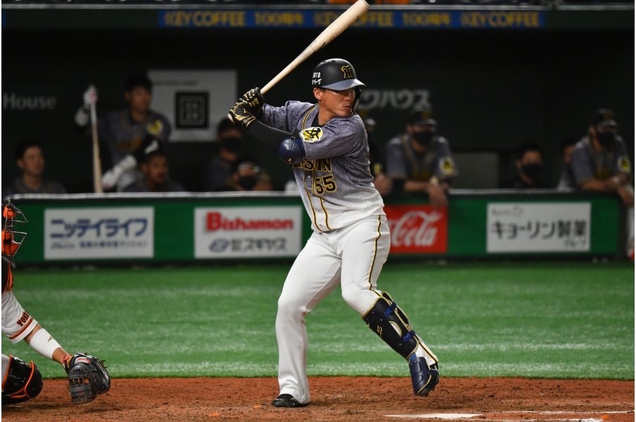 ゴリラの愛称で知られるパワフル砲の陽川©Hideki Sugiyama