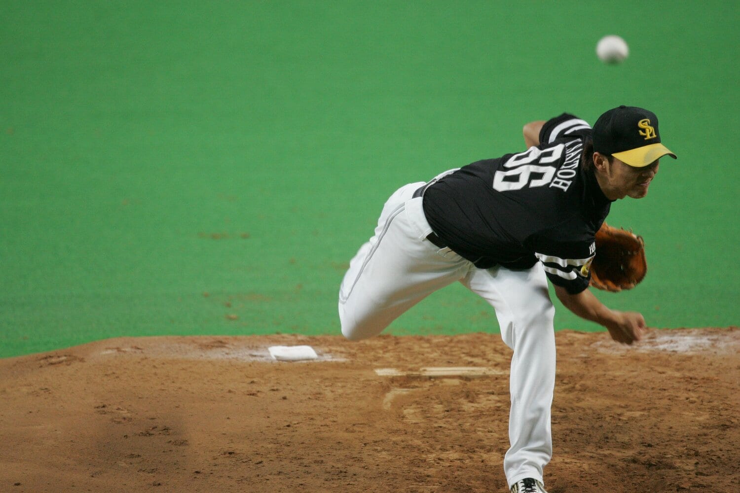 2000年代、ホークスの絶対エースとして君臨した斉藤和巳　©Hideki Sugiyama