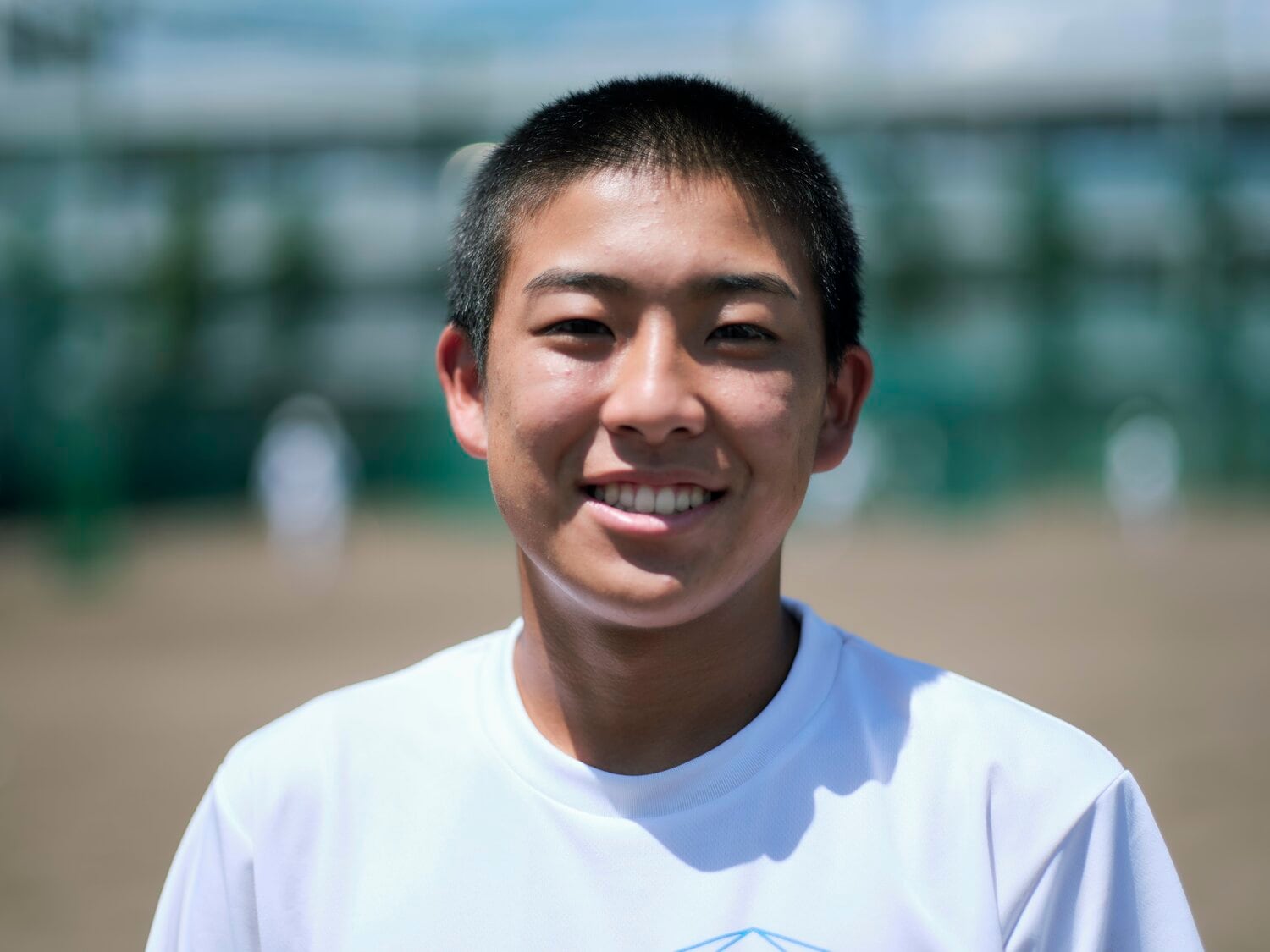 キャプテンとしてチームを支えた広沢　©Yuki Suenaga