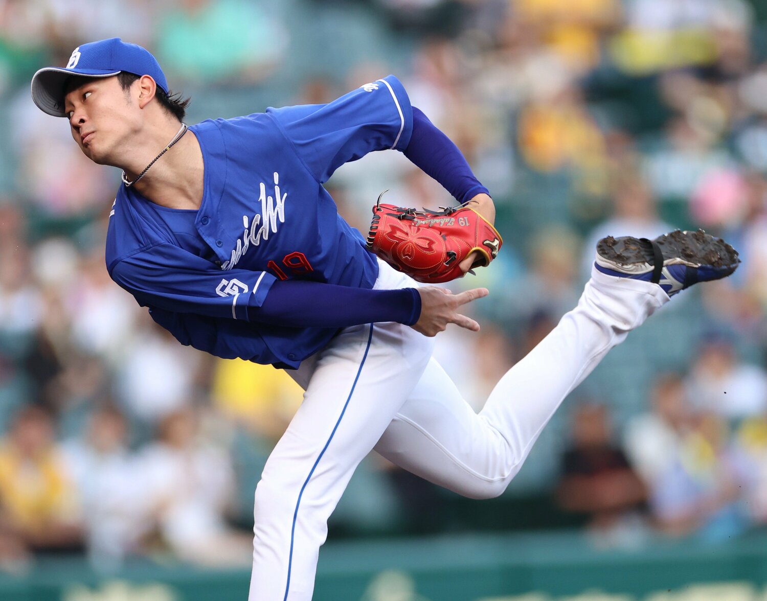 今シーズンは25試合に登板し7勝を挙げた高橋宏斗　©︎JIJI PRESS