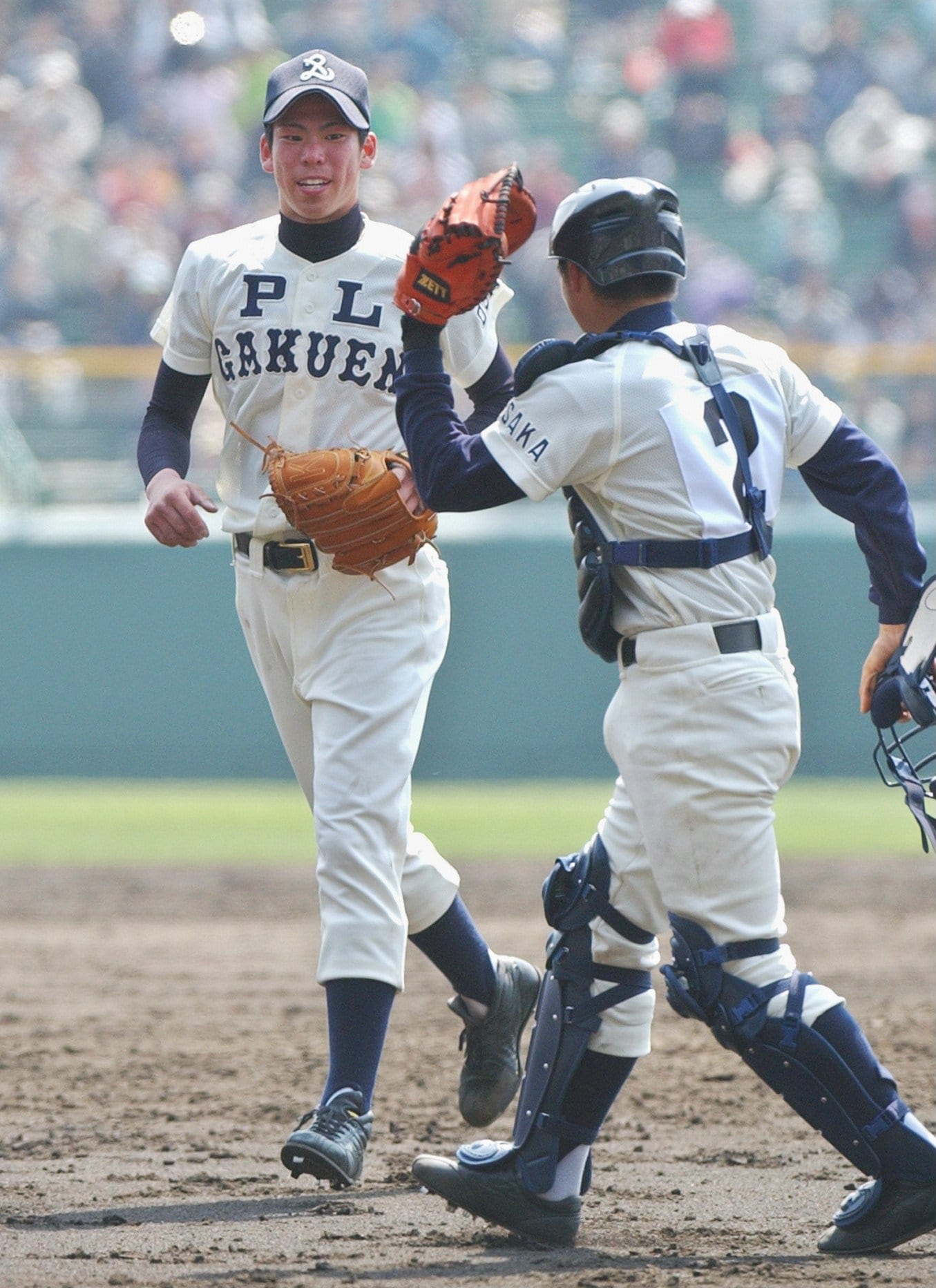 PL学園時代の前田健太　©JIJI PRESS