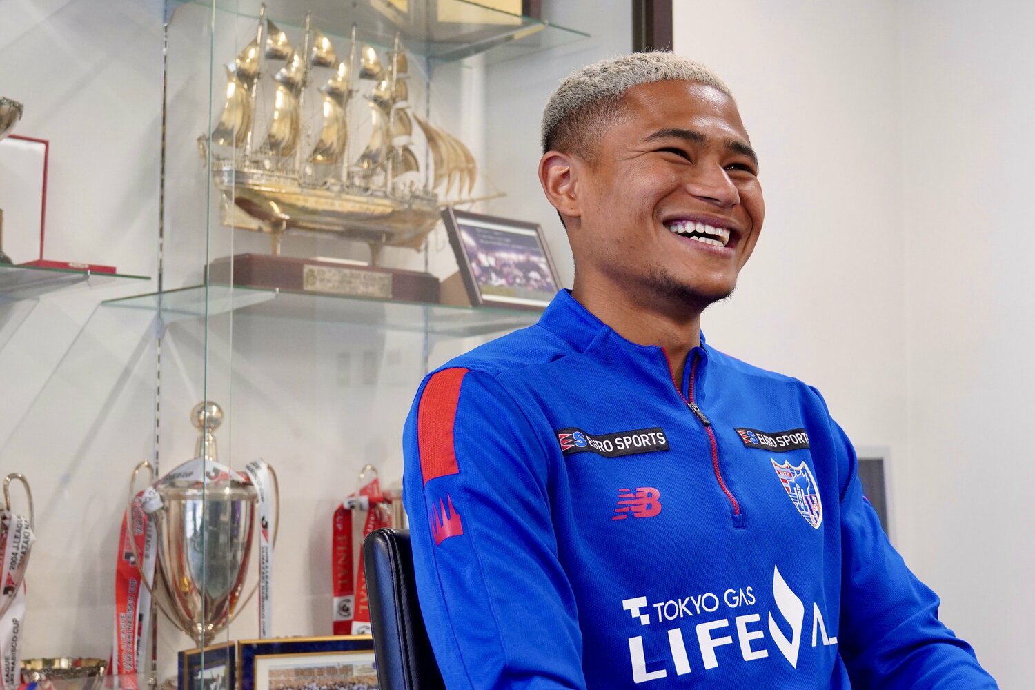 取材中、朗らかな笑顔を見せてくれた　©Atsushi Iio