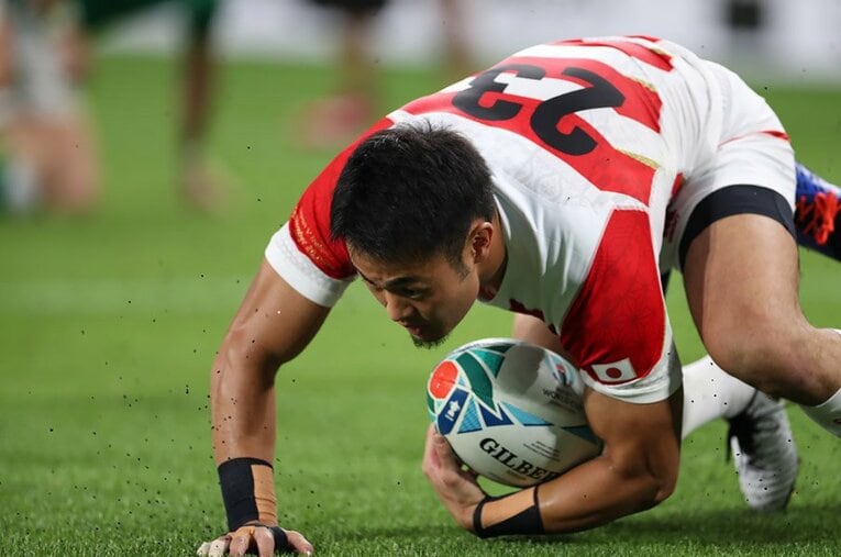 福岡堅樹／アイルランド戦 ／ photograph by Naoya Sanuki