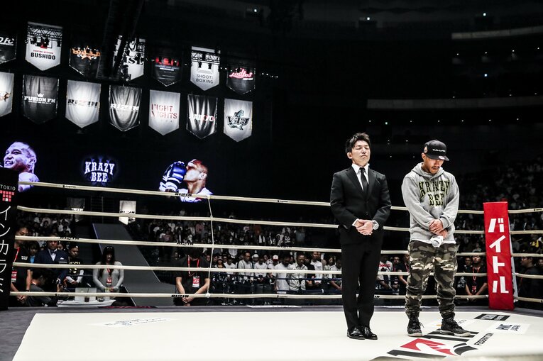 2018年、RIZINでの追悼セレモニー