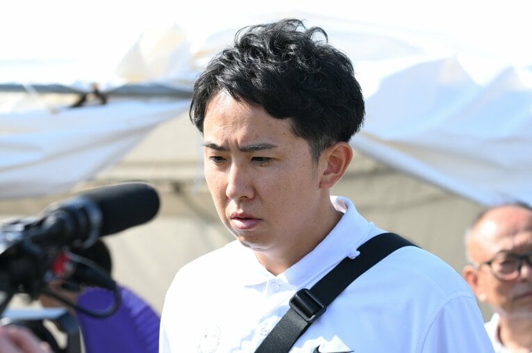 5年連続出場を逃した立教大の髙林監督は、選手層は昨季以上だったと語ったが ／ photograph by Keiji Ishikawa