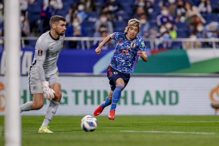 10月12日のオーストラリア戦（2－1で勝利）