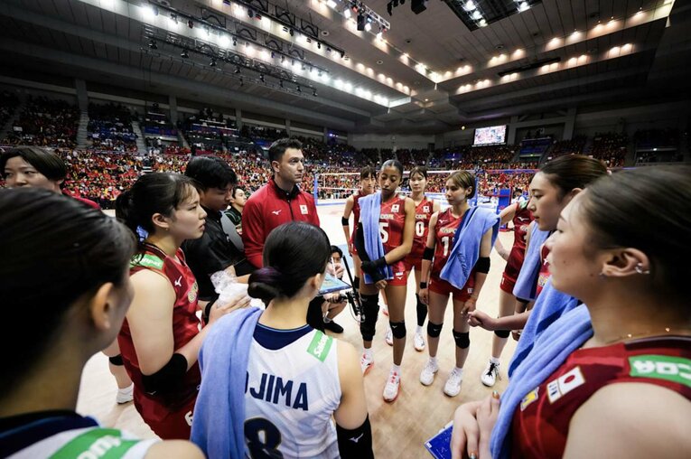 VNLフランス戦　©︎Volleyball World