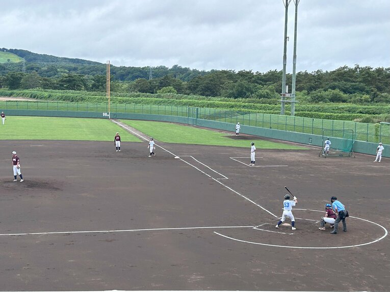 栗山町民球場　©Kou Hiroo
