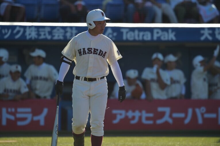 当時１年生の清宮。2015年夏の高校野球・西東京都大会準々決勝　早稲田実業×八王子で　©︎Hideki Sugiyama　