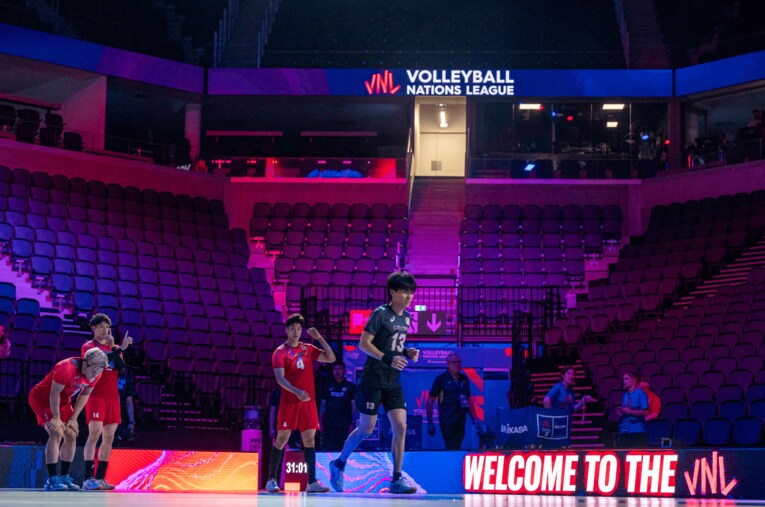 2023年ネーションズリーグ（フランス大会）©︎FIVB