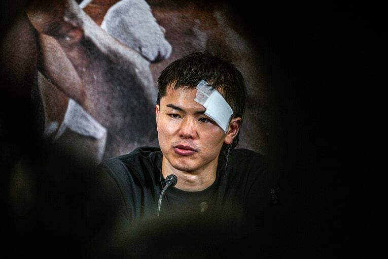 試合後の会見では、反省の弁を口にした　©︎Takuya Sugiyama